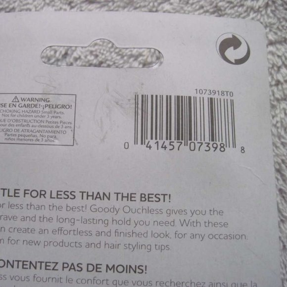 100 Goody Translucent Reddish Pink Plastic Poly Ouchless Elastic Pony Hair Bands - Picture 12 of 12